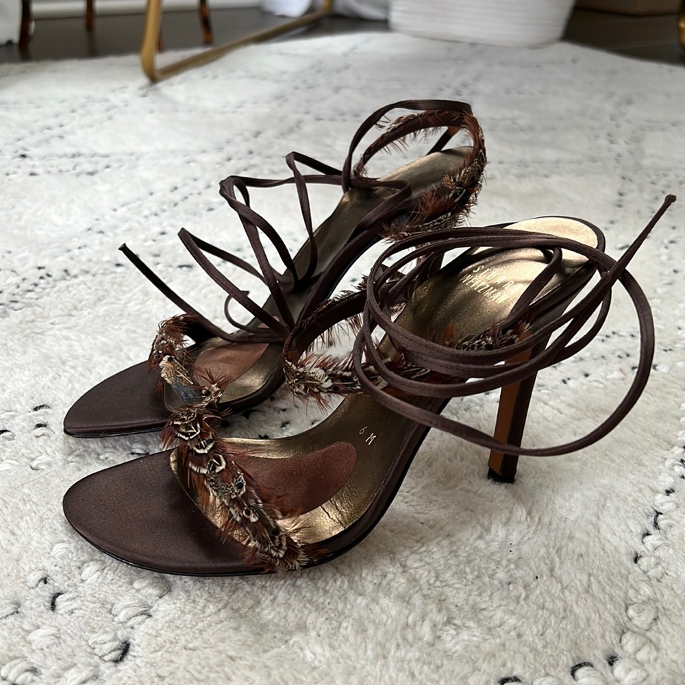 STUART WEITZMAN Feather Heels size 6